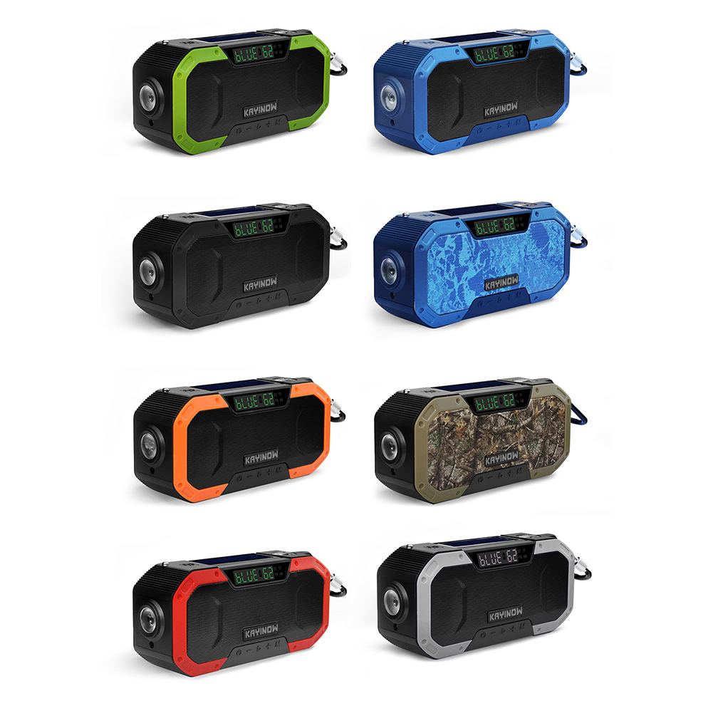 Emergency Radio Solar - Hand Crank Solar Radio Multifunctional Portable