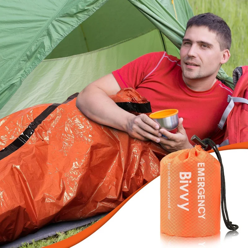 Thermal Emergency Sleeping Bag - Bivy Sack Lightweight recension och pris