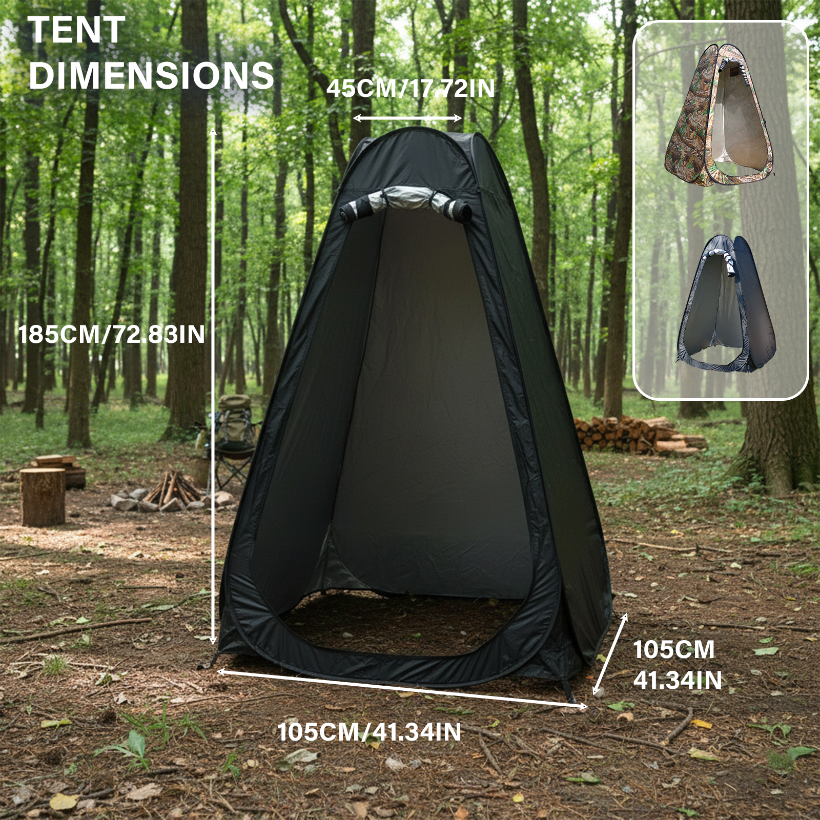 Portable Pop-Up Privacy Tent O - Outdoor Adventure Tent recension och pris
