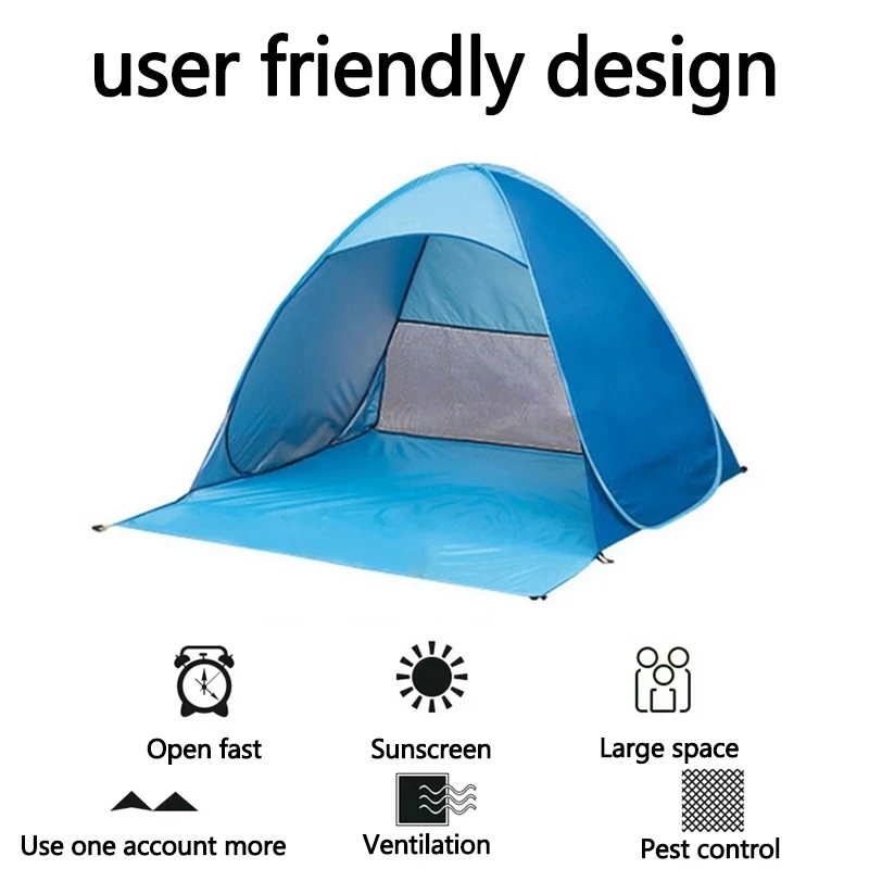Quick Automatic Opening beach  - Outdoor Adventure Tent recension och pris