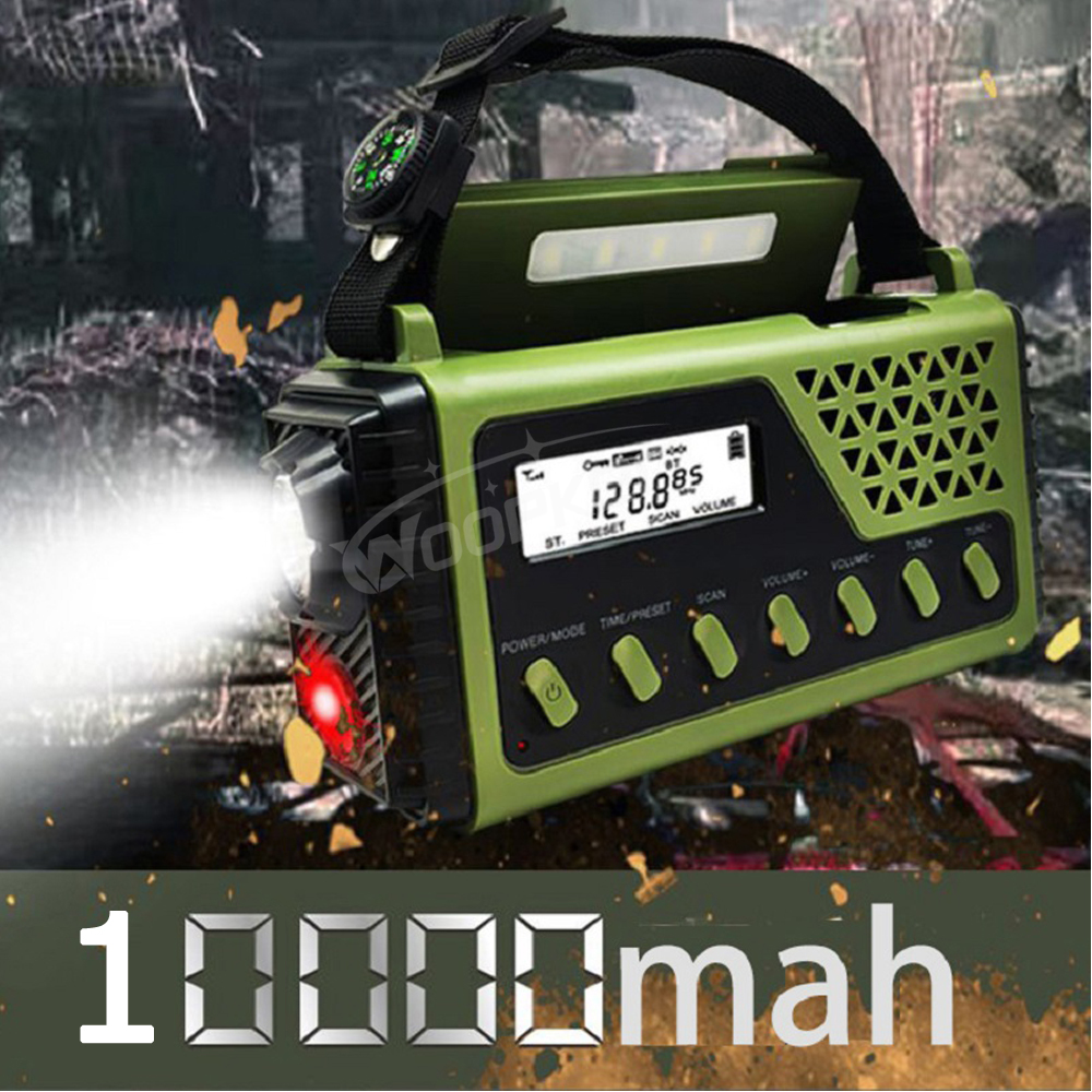 Woopker Radio SY-1199 10000mAh - Emergency Radio Solar recension och pris