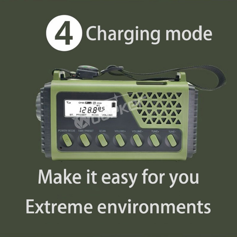 Woopker Radio SY-1199 10000mAh - Emergency Radio Solar recension och pris