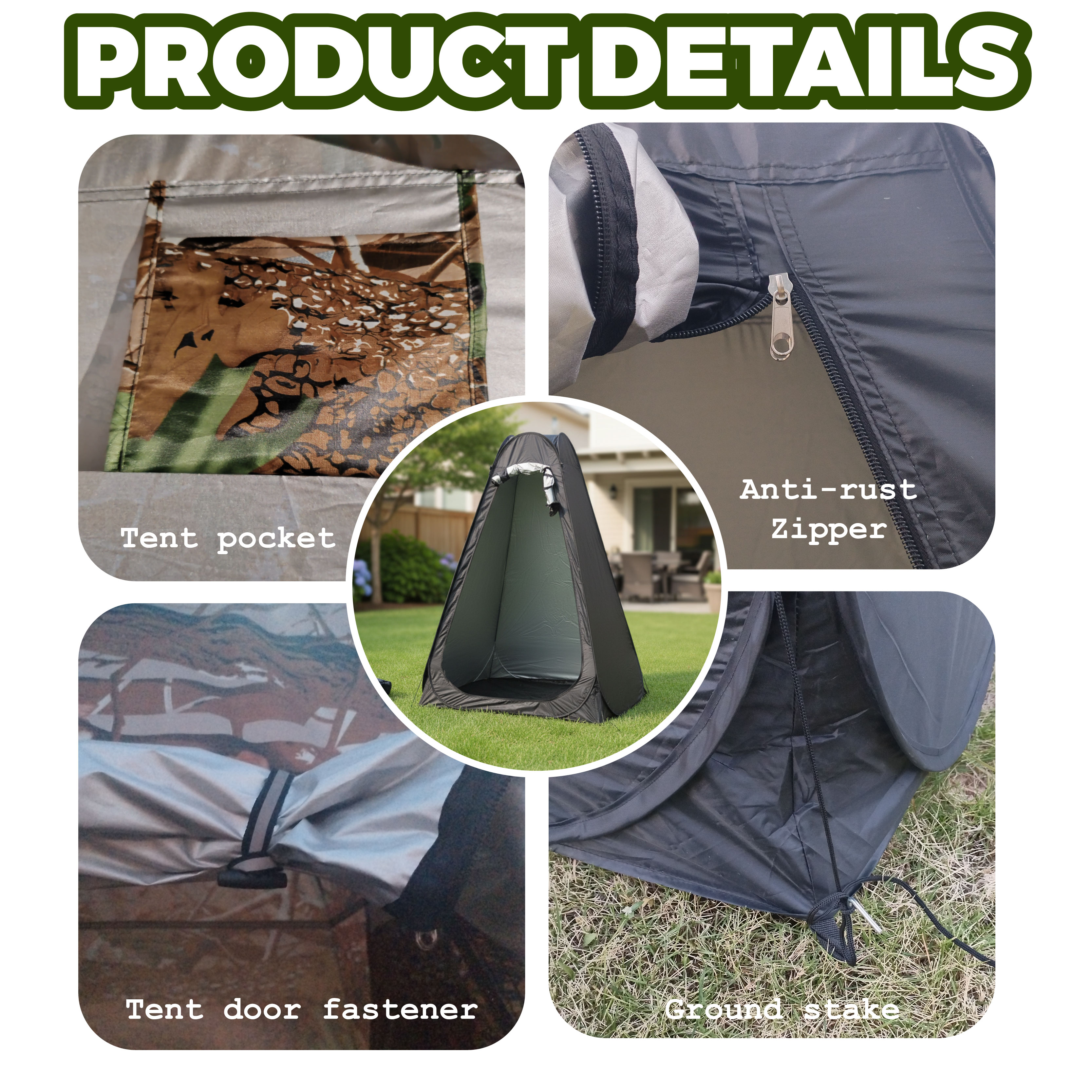 Portable Pop-Up Privacy Tent O - Outdoor Adventure Tent recension och pris