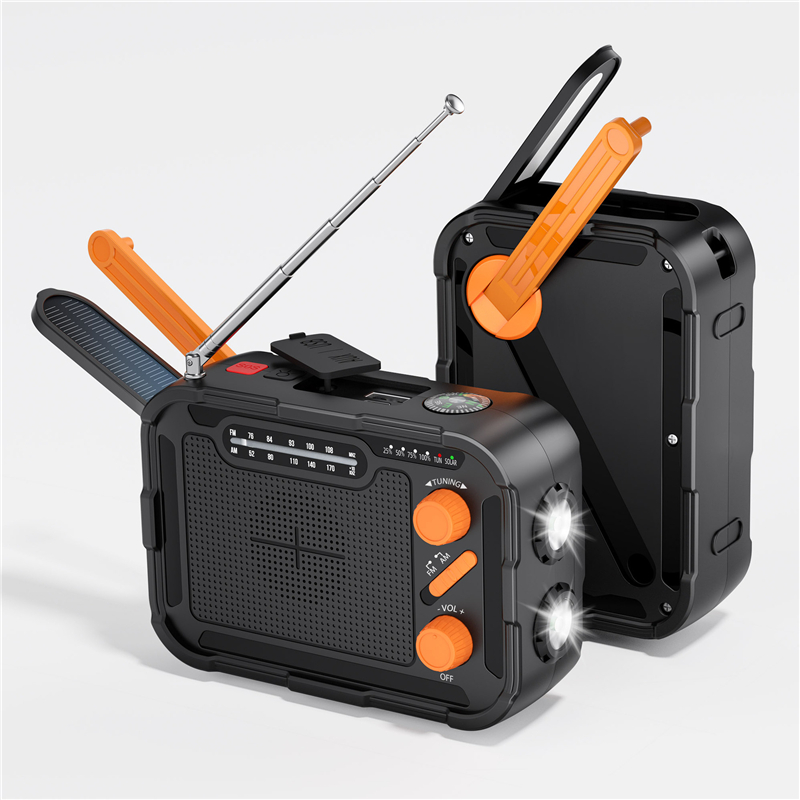 5000mAh Emergency Solar Power  - Emergency Radio Solar recension och pris