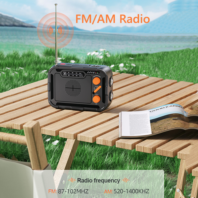 5000mAh Emergency Solar Power  - Emergency Radio Solar recension och pris