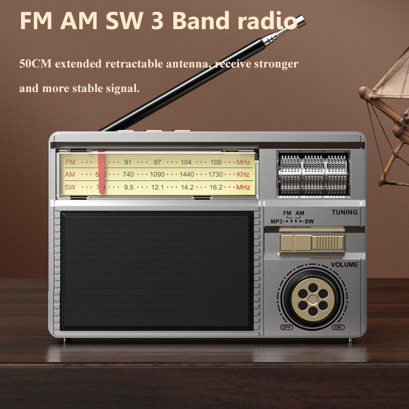 Portable Emergency Full Band R - Emergency Radio Solar recension och pris