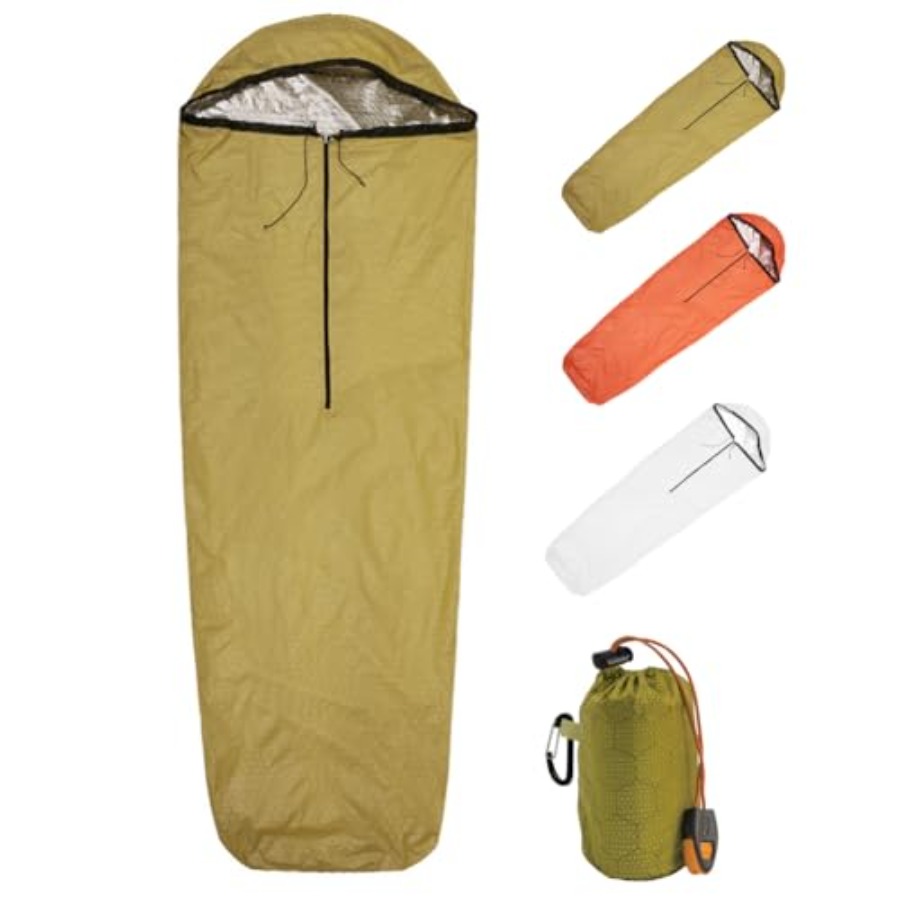 Emergency Sleeping Bag Thermal - Bivy Sack Lightweight recension och pris