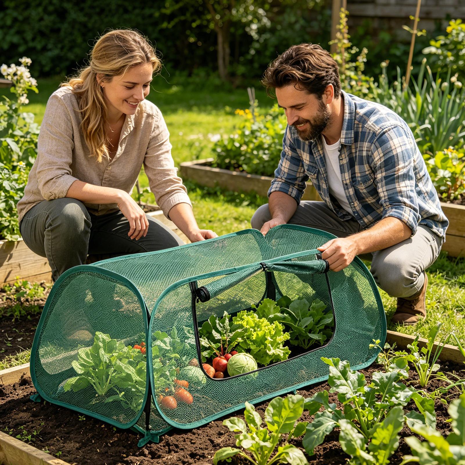 Popup Garden Mesh Plant Cover  - Outdoor Adventure Tent recension och pris