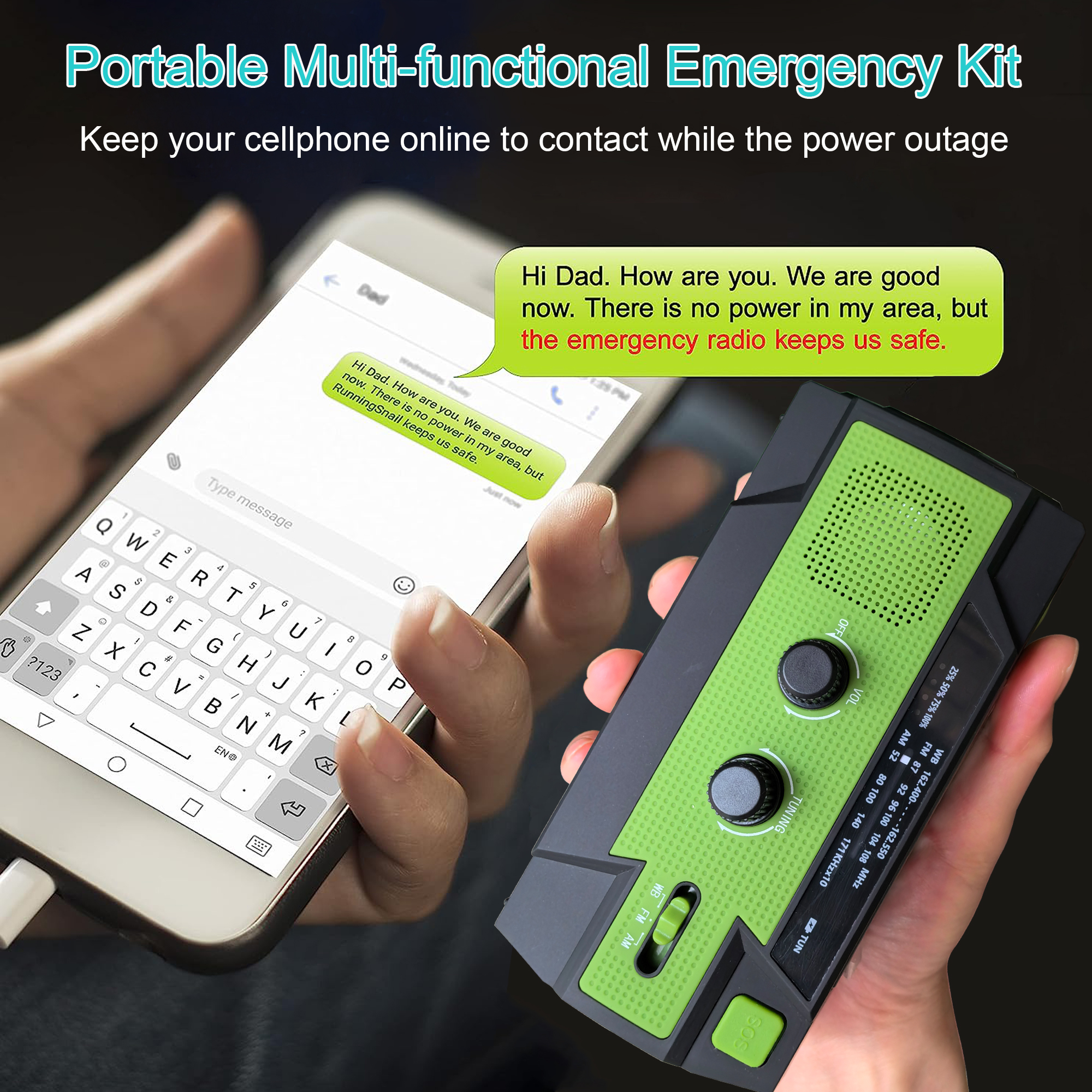 Emergency NOAA Weather Radio,P - Emergency Radio Solar recension och pris