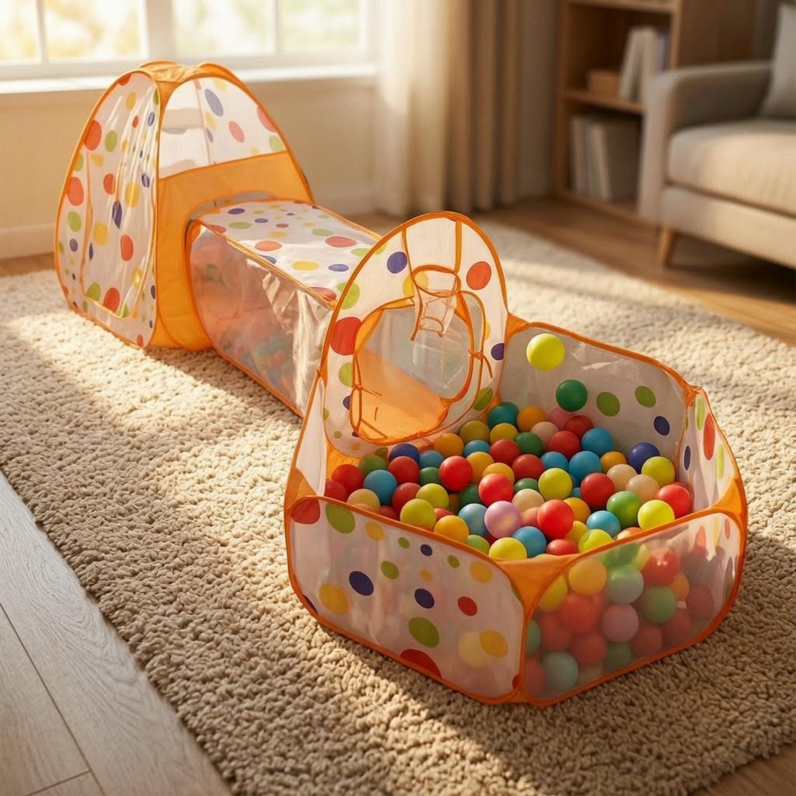 3 Pieces 3 in 1 Play Tent Set  - Outdoor Adventure Tent recension och pris