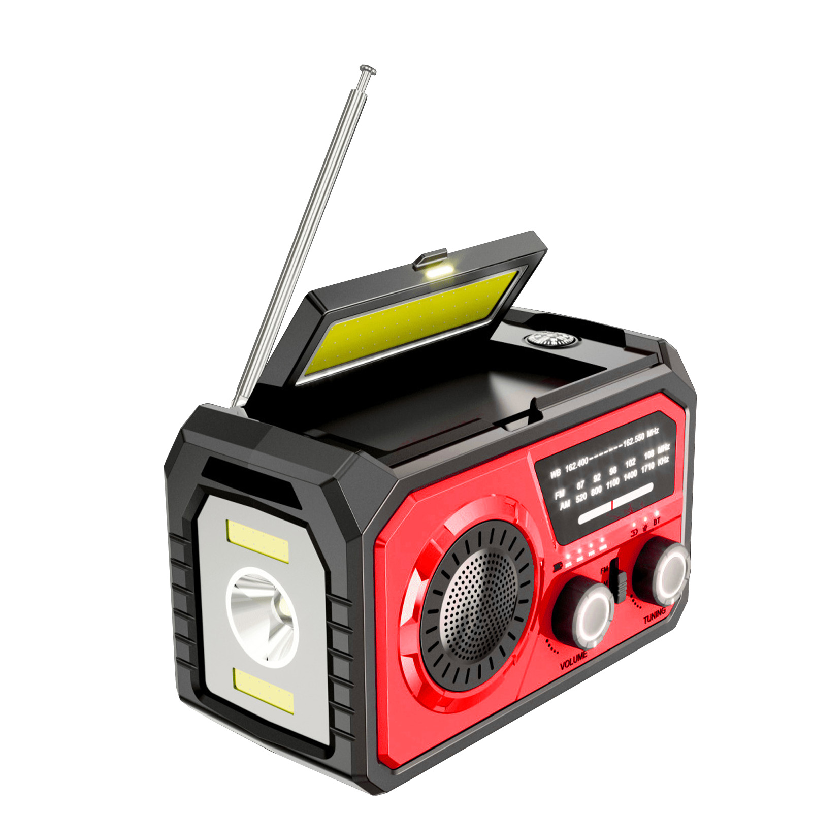 16000mAh Hand Crank Emergency  - Emergency Radio Solar recension och pris