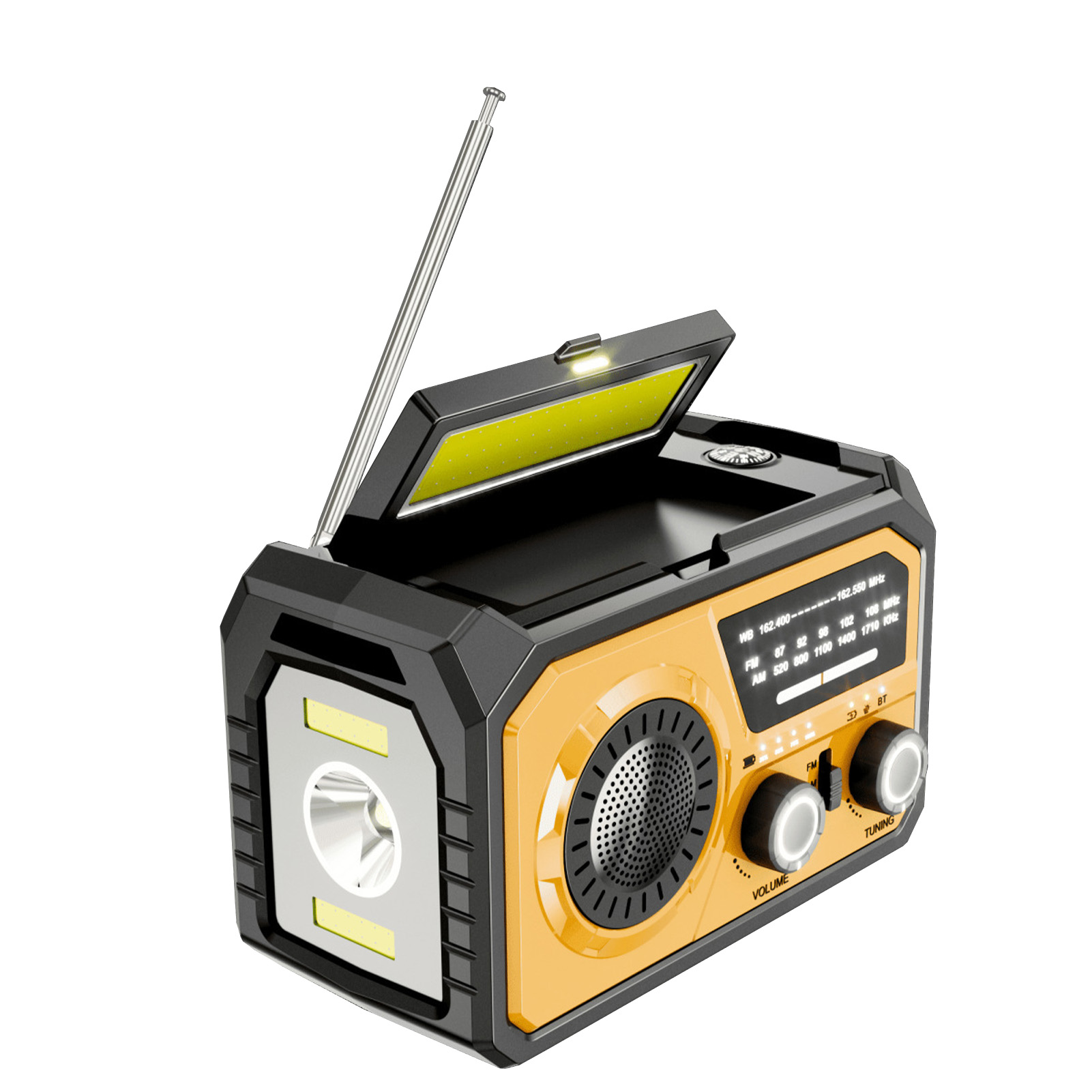 16000mAh Hand Crank Emergency  - Emergency Radio Solar recension och pris
