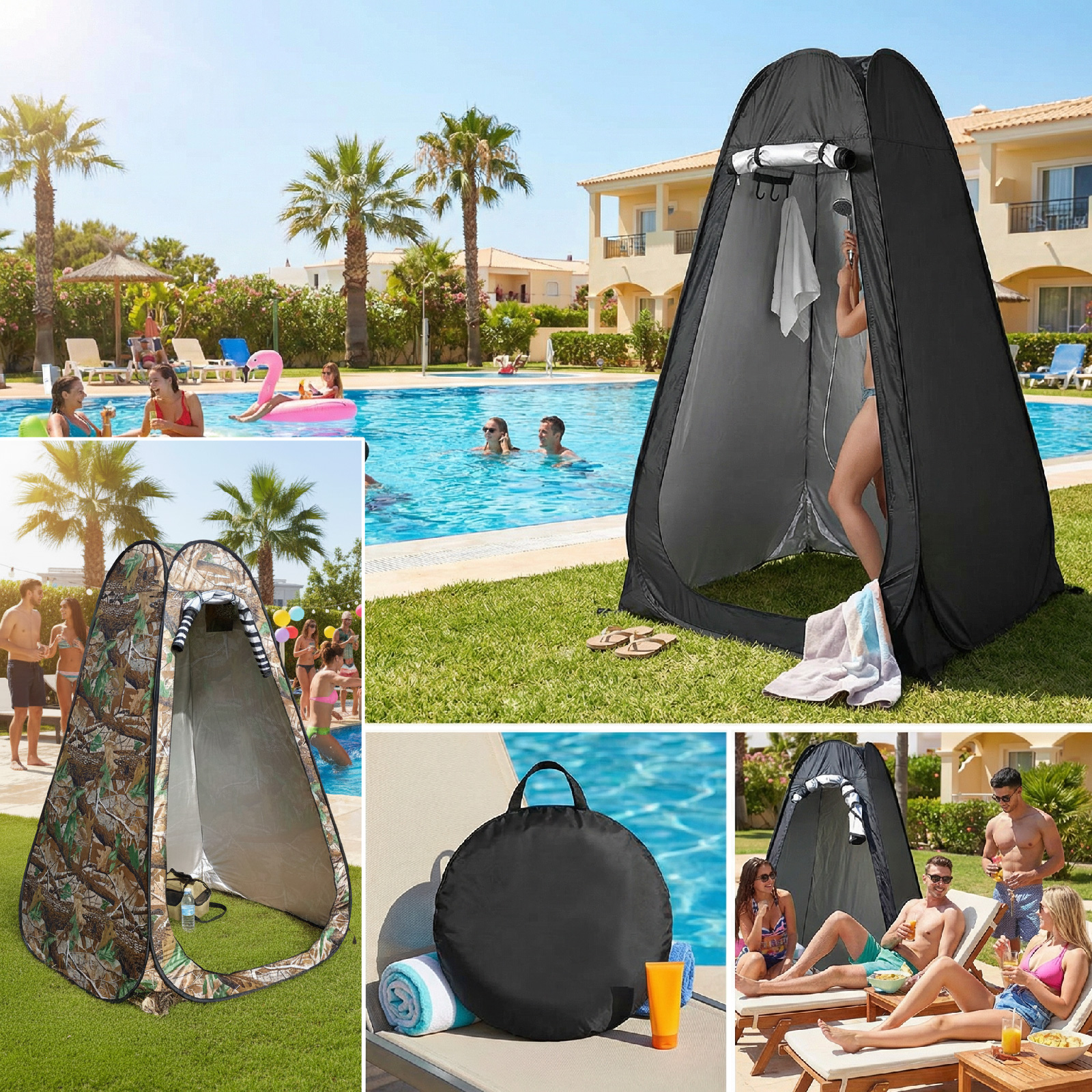 Portable Pop-Up Privacy Tent f - Outdoor Adventure Tent recension och pris