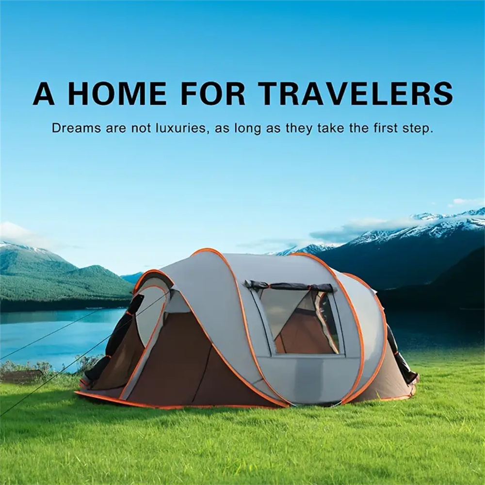 5-8 people quick opening hand  - Outdoor Adventure Tent recension och pris