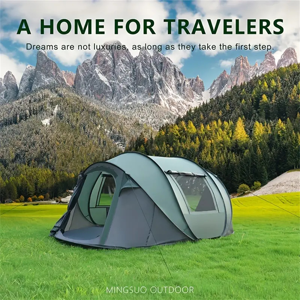 5-8 people quick opening hand  - Outdoor Adventure Tent recension och pris