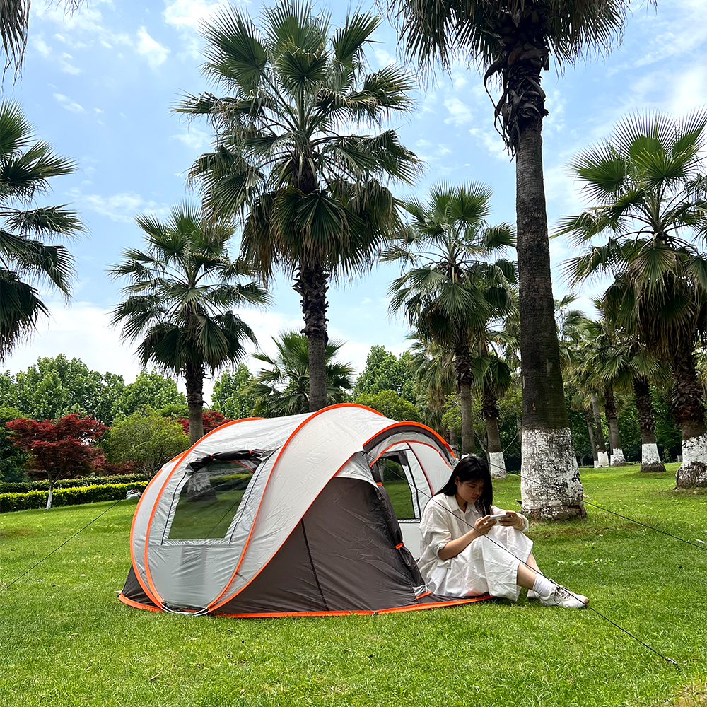 5-8 people quick opening hand  - Outdoor Adventure Tent recension och pris