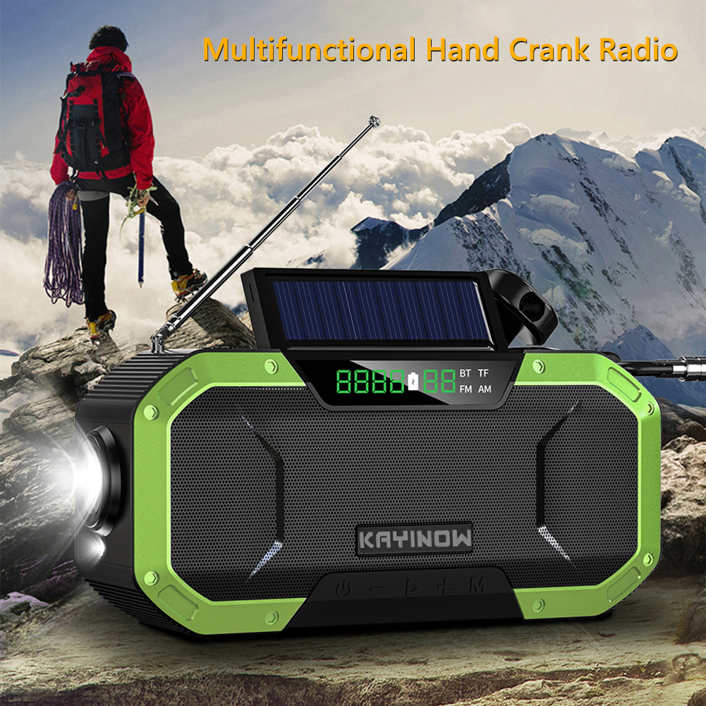 Hand Crank Solar Radio Multifu - Emergency Radio Solar recension och pris
