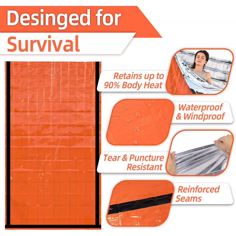 1pcs Portable Emergency Sleepi - Bivy Sack Lightweight recension och pris