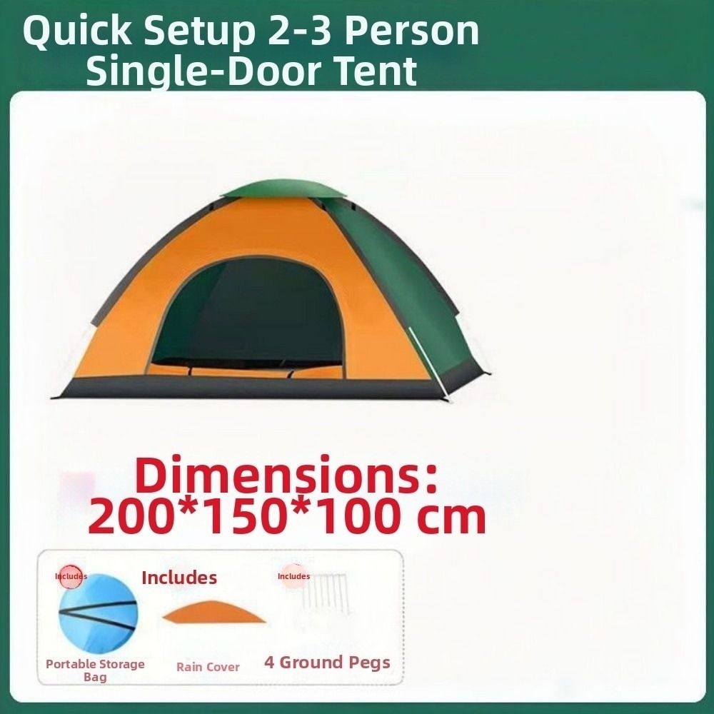1-4 Person Camping Automatic T - Outdoor Adventure Tent recension och pris