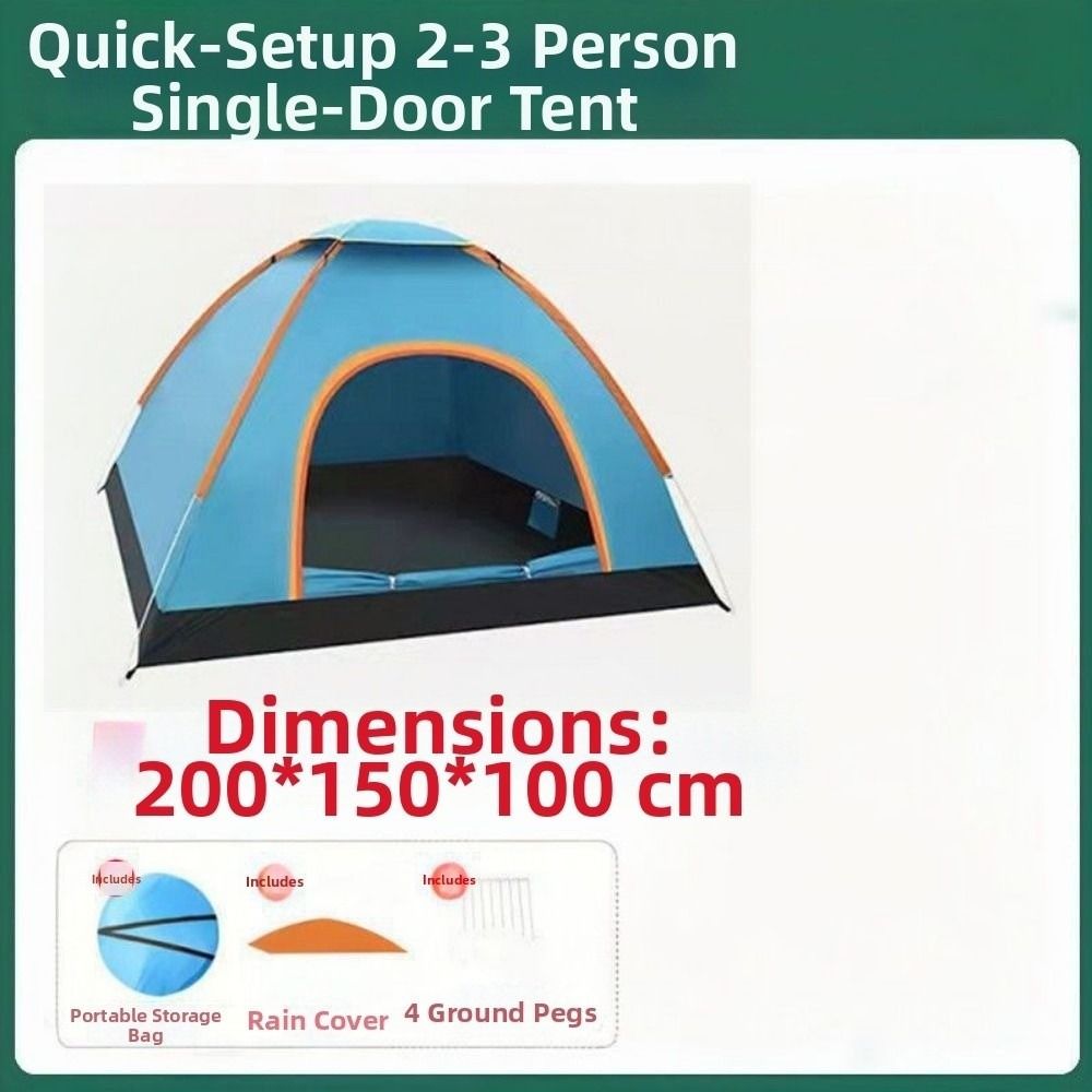 1-4 Person Camping Automatic T - Outdoor Adventure Tent recension och pris