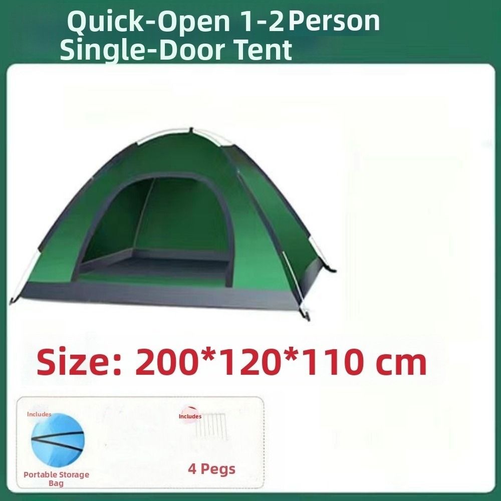 1-4 Person Camping Automatic T - Outdoor Adventure Tent recension och pris