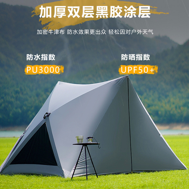 Open Shelter Family Size Trian - Outdoor Adventure Tent recension och pris
